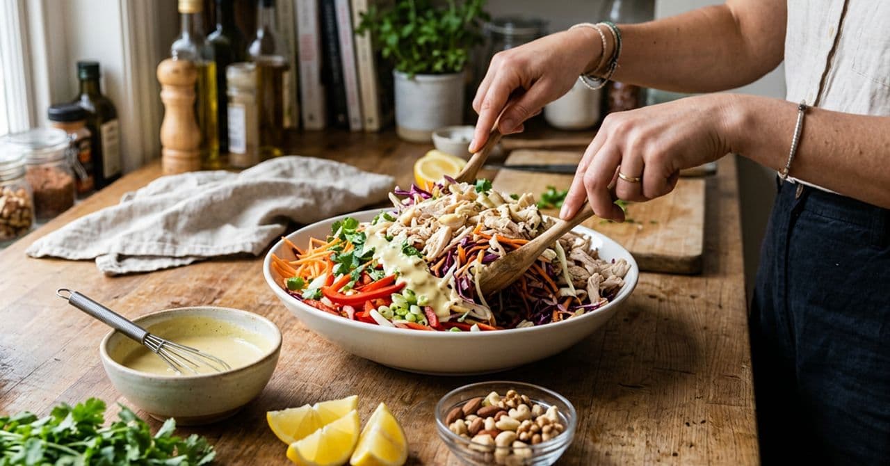 Chicken crunch salad