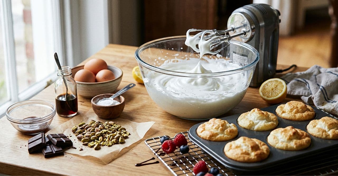    Egg white cloud muffins 
