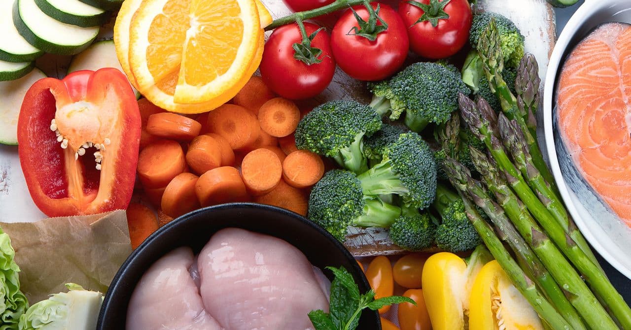 An image showing examples of low GI foods that could be used to support weight loss.