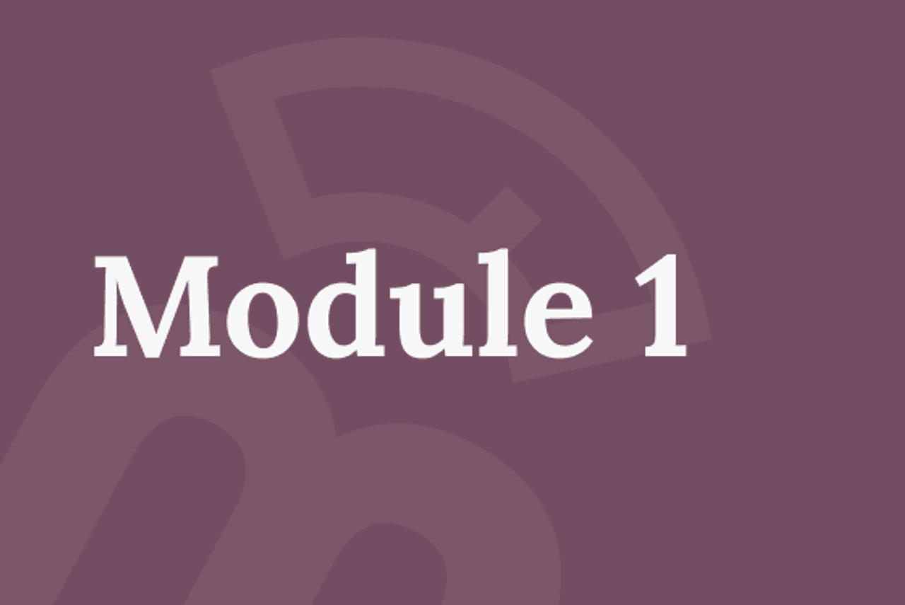 Module 1: Starting your weight loss journey 