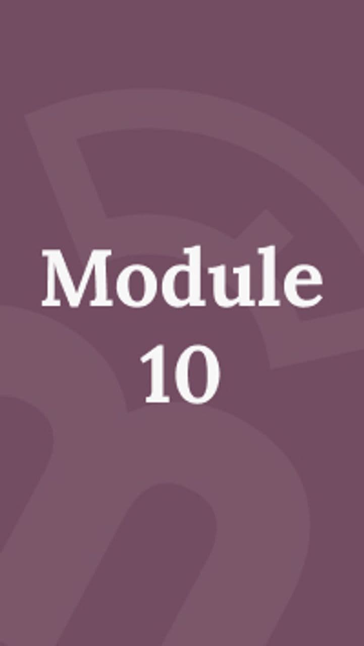 Module 10: Your long-term health plan 