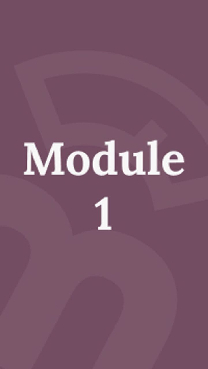 Module 1: Starting your weight loss journey 