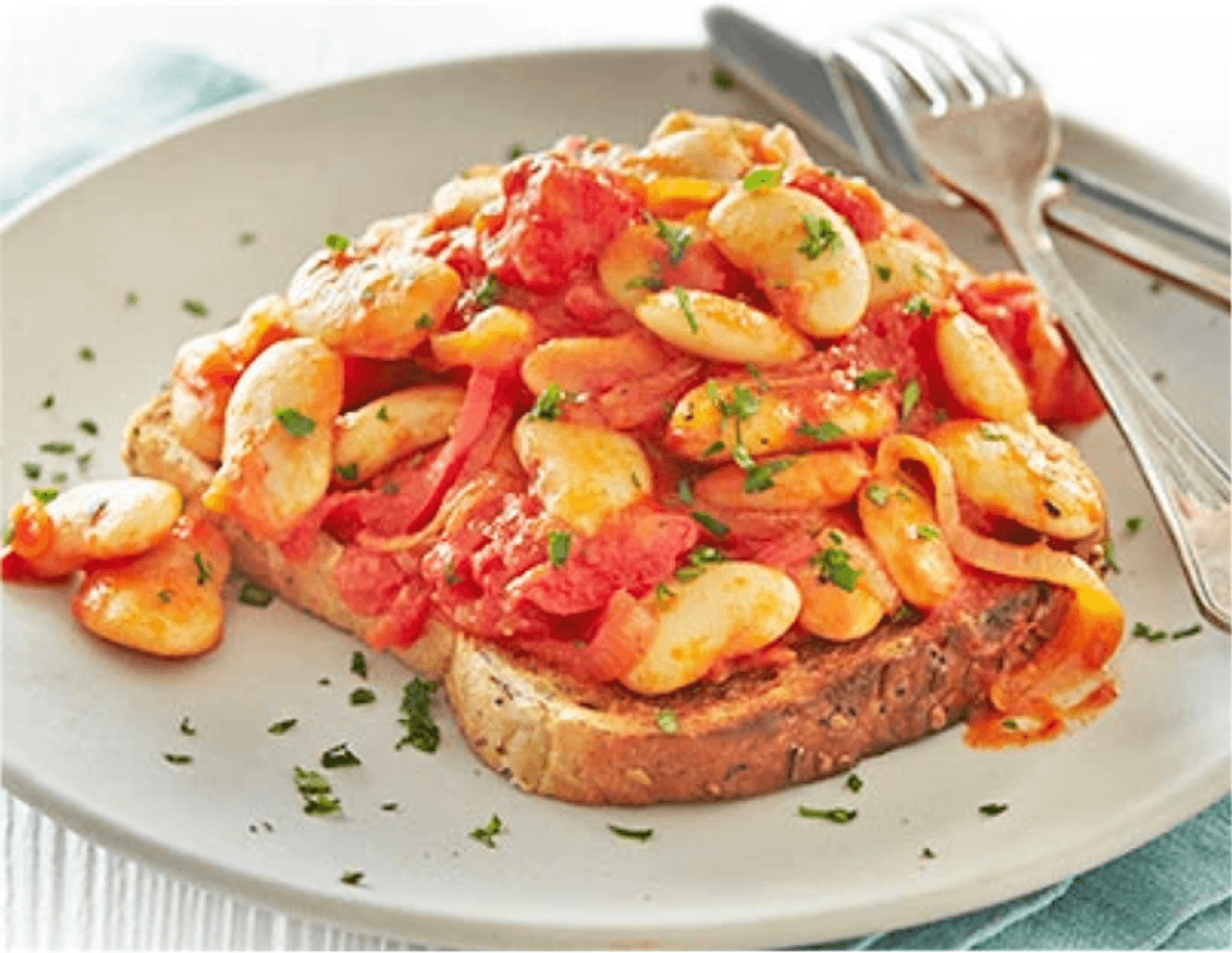 Smoky beans on toast