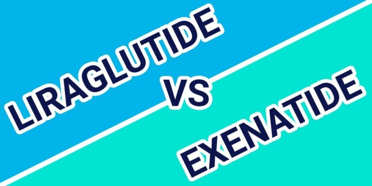 An image showing liraglutide vs exenatide.