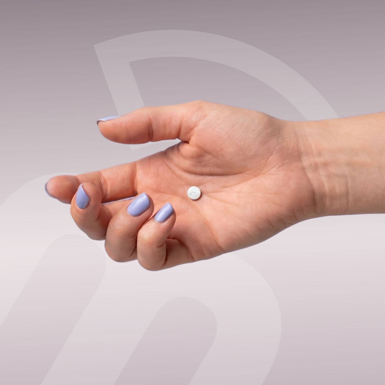 Wegovy pill in the palm of someone's hand