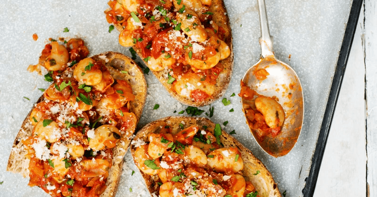Smoky beans on toast