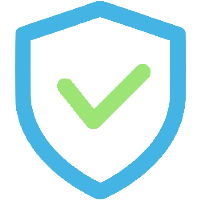 Tick Shield Badge Logo